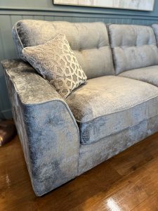 Monroe LH2+CO+RH1 Sofa in Arran Nickel | Shackletons