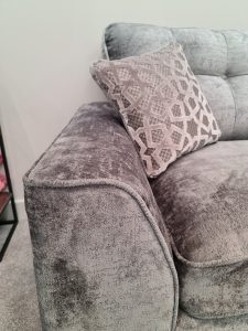 Monroe LH2+CO+RH1 Sofa in Arran Nickel | Shackletons