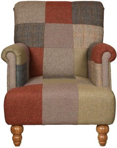 Vintage Sofa Company Burford Harlequin Chair Fast Track Delivery | Shackletons