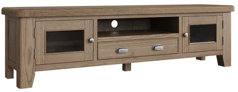 Kettle Interiors Parker Natural Extra Large TV Unit | Shackletons