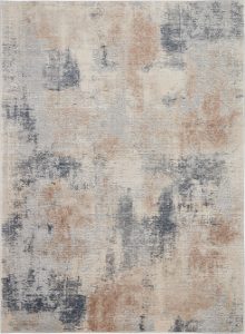 Nourison Rugs Rustic Textures Rectanglular RUS02 Rug in Beige Grey 39m x 28m | Shackletons