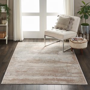 Nourison Rugs Rustic Textures Rectanglular RUS03 Rug in Beige 22m x 16m | Shackletons