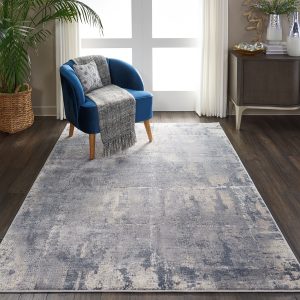 Nourison Rugs Rustic Textures Rectanglular RUS06 Rug in Grey Beige 18m x 12m | Shackletons