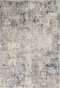 Nourison Rugs Rustic Textures Rectanglular RUS07 Rug in Ivory Grey Beige 22m x 16m | Shackletons