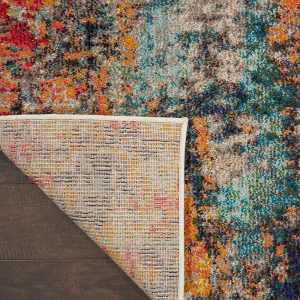 Nourison Rugs Celestial Rectangular Rug 221m x 16m in Multicolour | Shackletons