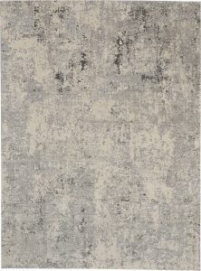 Nourison Rugs Rustic Textures Rectanglular RUS07 Rug in Grey Beige 39m x 28m | Shackletons