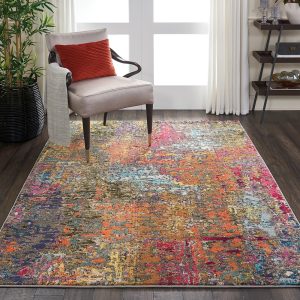 Nourison Rugs Celestial Rectangular Rug 292m x 201m in Sunset | Shackletons