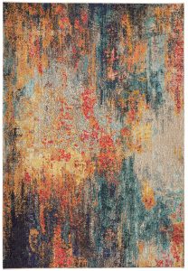 Nourison Rugs Celestial Rectangular Rug 221m x 16m in Multicolour | Shackletons