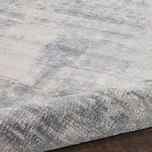 Nourison Rugs Rustic Textures Rectanglular RUS02 Rug in Blue Ivory 32m x 24m | Shackletons