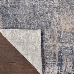 Nourison Rugs Rustic Textures Rectanglular RUS06 Rug in Grey Beige 18m x 12m | Shackletons