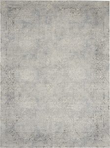 Nourison Rugs Rustic Textures Rectanglular RUS09 Rug in Ivory Light Blue 32m x 24m | Shackletons