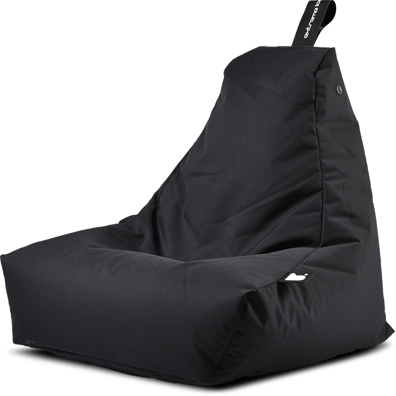 Extreme Lounging Mini Bean Bag Black Outdoor