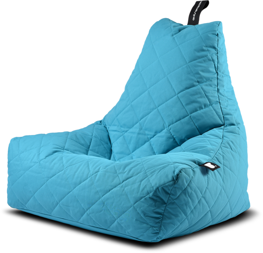 Extreme Lounging Mighty Bean Bag Aqua Quilted