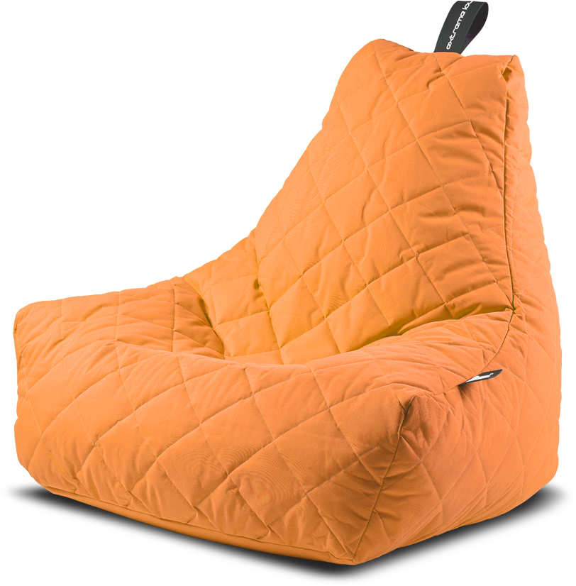 Extreme Lounging Mighty Bean Bag Orange Quilted