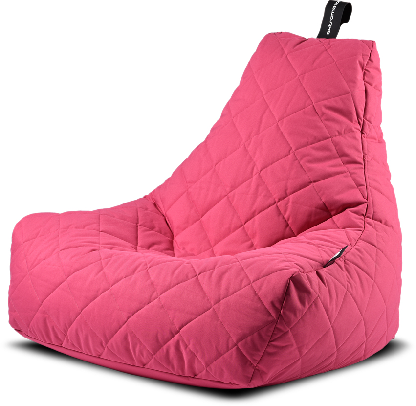 Extreme Lounging Mighty Bean Bag Pink Quilted