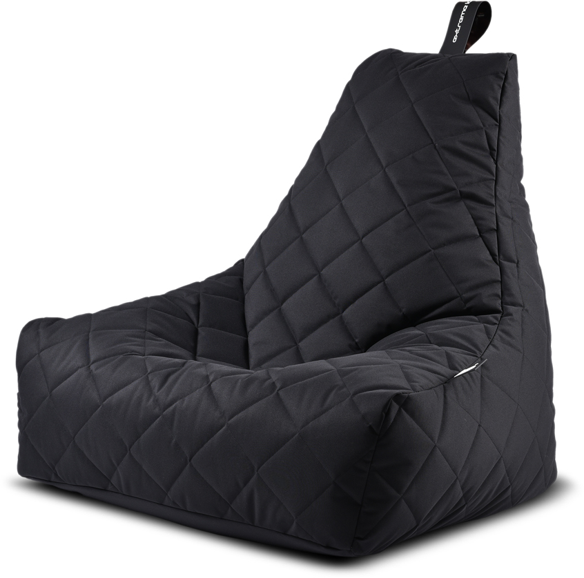 Extreme Lounging Mighty Bean Bag Black Quilted