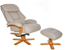 Nice Chair in Ivory Leather | Shackletons