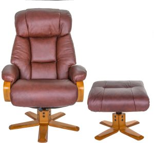 Nice Chair in Chestnut Leather | Shackletons