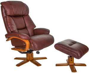 Nice Chair in Chestnut Leather | Shackletons