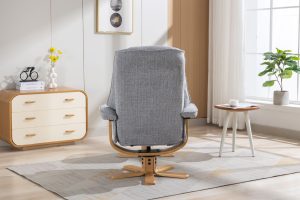 Global Furniture Alliance Sardinia Chair in Cha Cha Dove Fabric | Shackletons