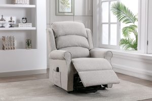 Global Furniture Alliance Andover Riser Recliner Chair in Linen Fabric | Shackletons