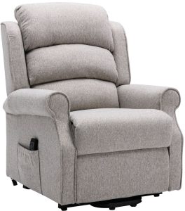Global Furniture Alliance Andover Riser Recliner Chair in Linen Fabric | Shackletons