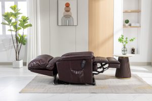 Global Furniture Alliance Toulouse Riser Recliner Chair in Mulberry Leather | Shackletons