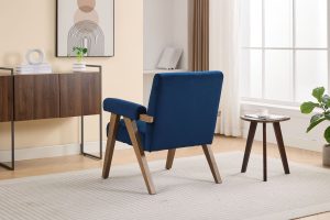 Global Furniture Alliance Leoni Acent Chair in Royal Blue Fabric | Shackletons