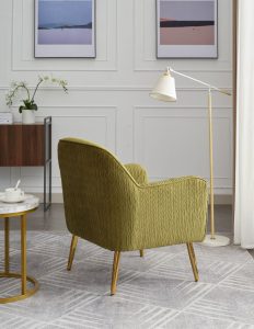 Global Furniture Alliance Ruby Acent Chair in Oregano Fabric | Shackletons