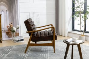 Global Furniture Alliance Thea Acent Chair in Vintage Brown Leather | Shackletons