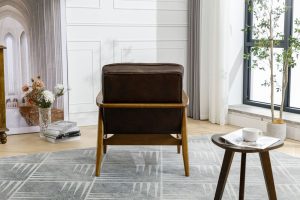 Global Furniture Alliance Thea Acent Chair in Vintage Brown Leather | Shackletons