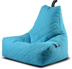 Extreme Lounging Mighty Bean Bag Aqua Quilted | Shackletons