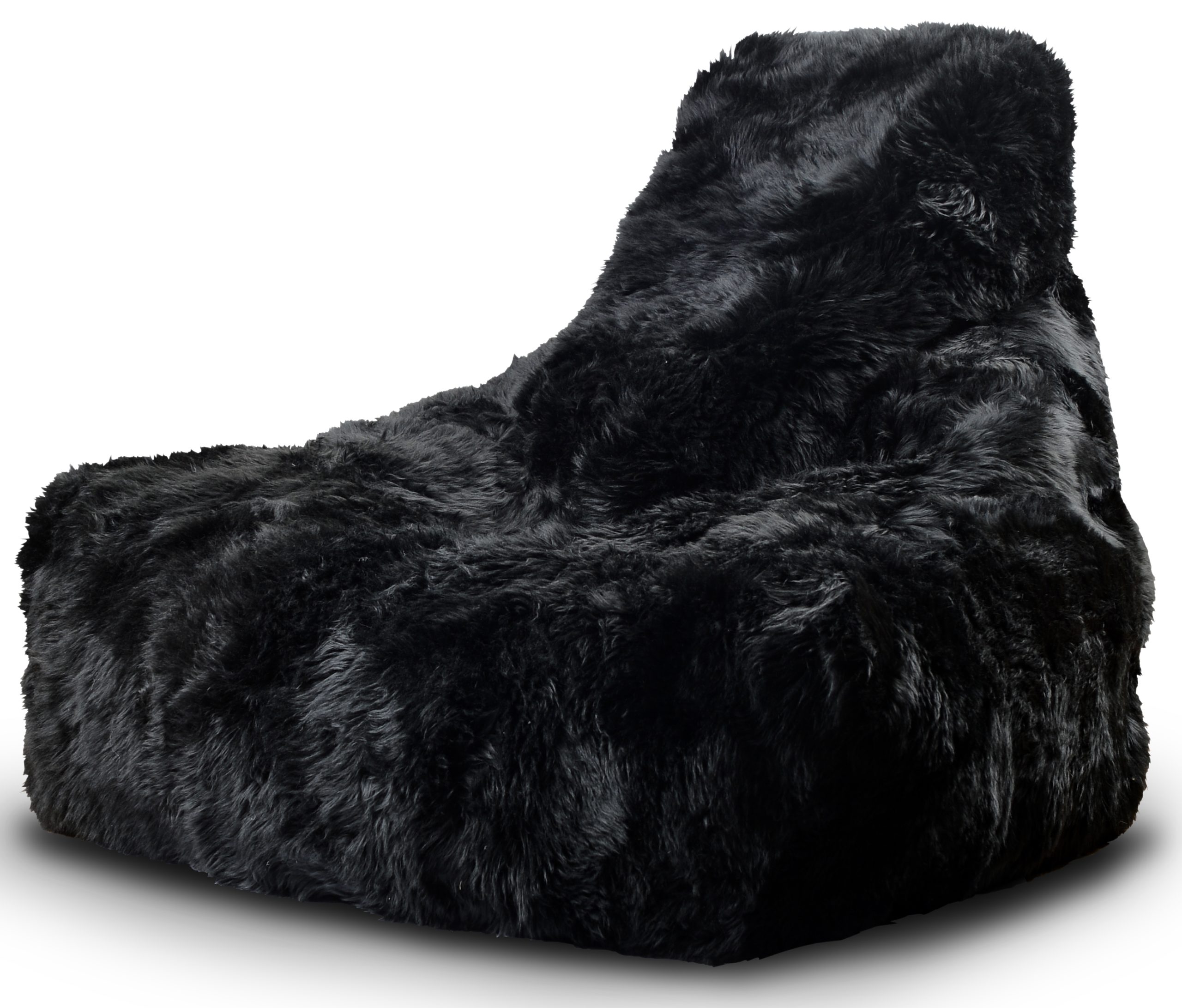 Extreme Lounging Mighty Bean Bag Black Fur