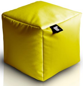 Extreme Lounging Bean Box Yellow PU | Shackletons