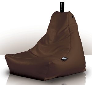 Extreme Lounging Mini Bean Bag Brown PU | Shackletons