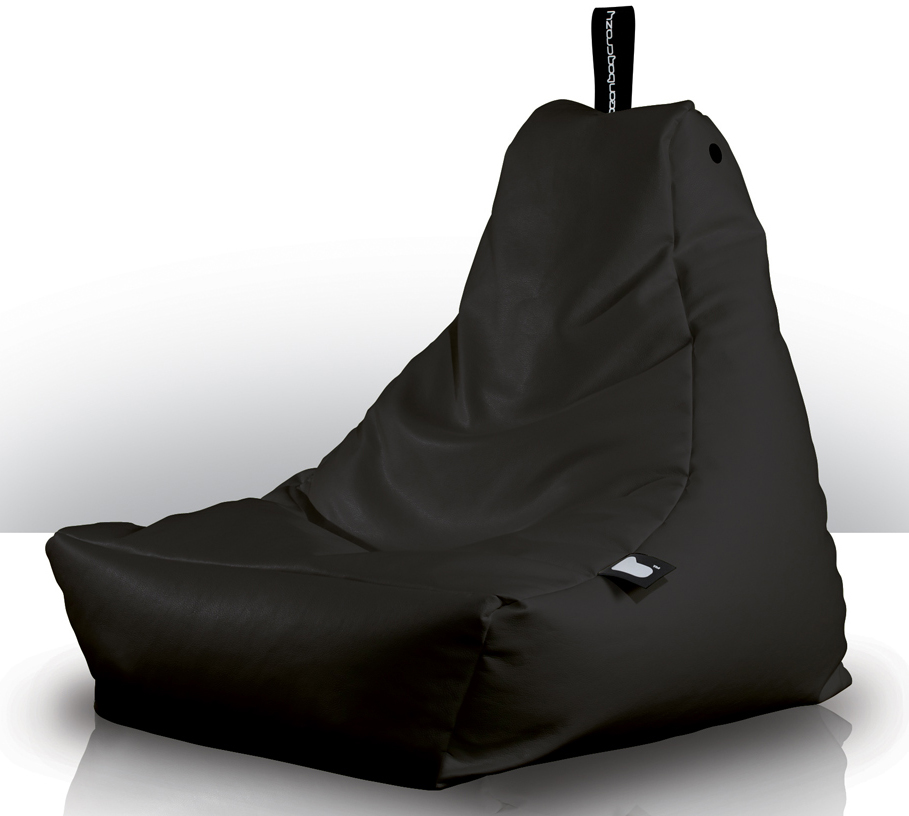 Extreme Lounging Mini Bean Bag Black PU