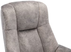 Global Furniture Alliance Denver Chair in Elephant Fabric | Shackletons