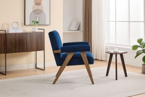 Global Furniture Alliance Leoni Acent Chair in Royal Blue Fabric | Shackletons