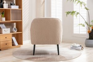 Global Furniture Alliance Ruby Acent Chair in Buttermilk Fabric | Shackletons