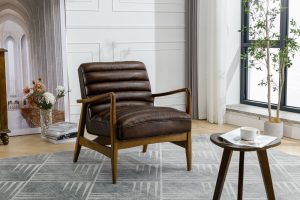 Global Furniture Alliance Thea Acent Chair in Vintage Brown Leather | Shackletons