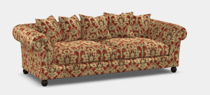 Tetrad Elgar Grand Sofa in Full Enigma Claret | Shackletons