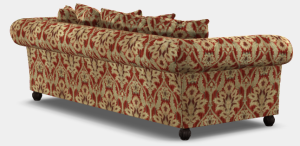 Tetrad Elgar Grand Sofa in Full Enigma Claret | Shackletons