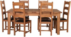 Carlton Furniture Rustic Manor 1500x900 Extending Table | Shackletons