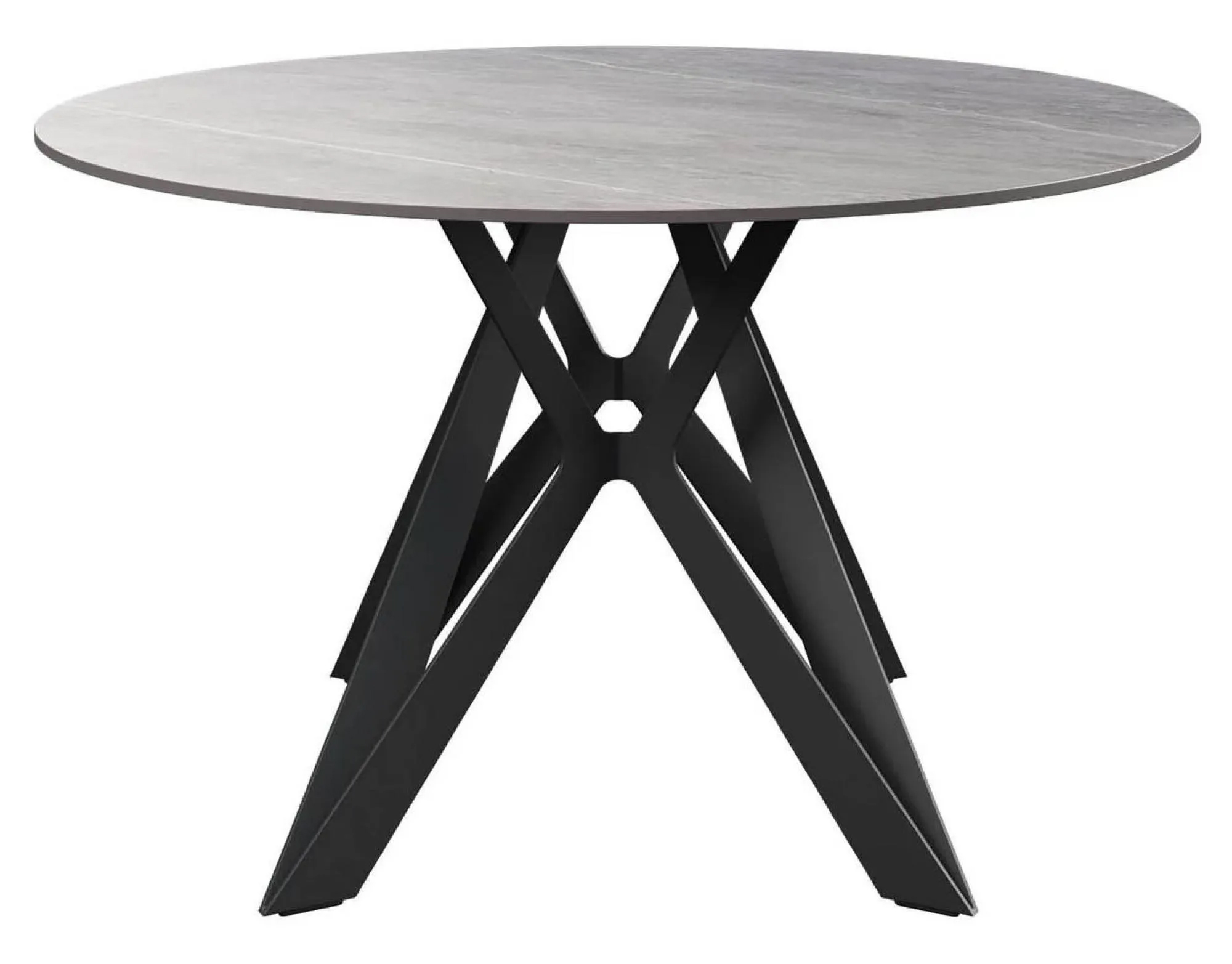 Torelli Murano Mid Grey Ceramic 120cm Round Dining Table