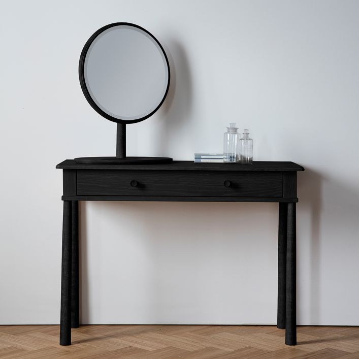 Gallery Direct Wycombe Dressing Table w Doorwr Black