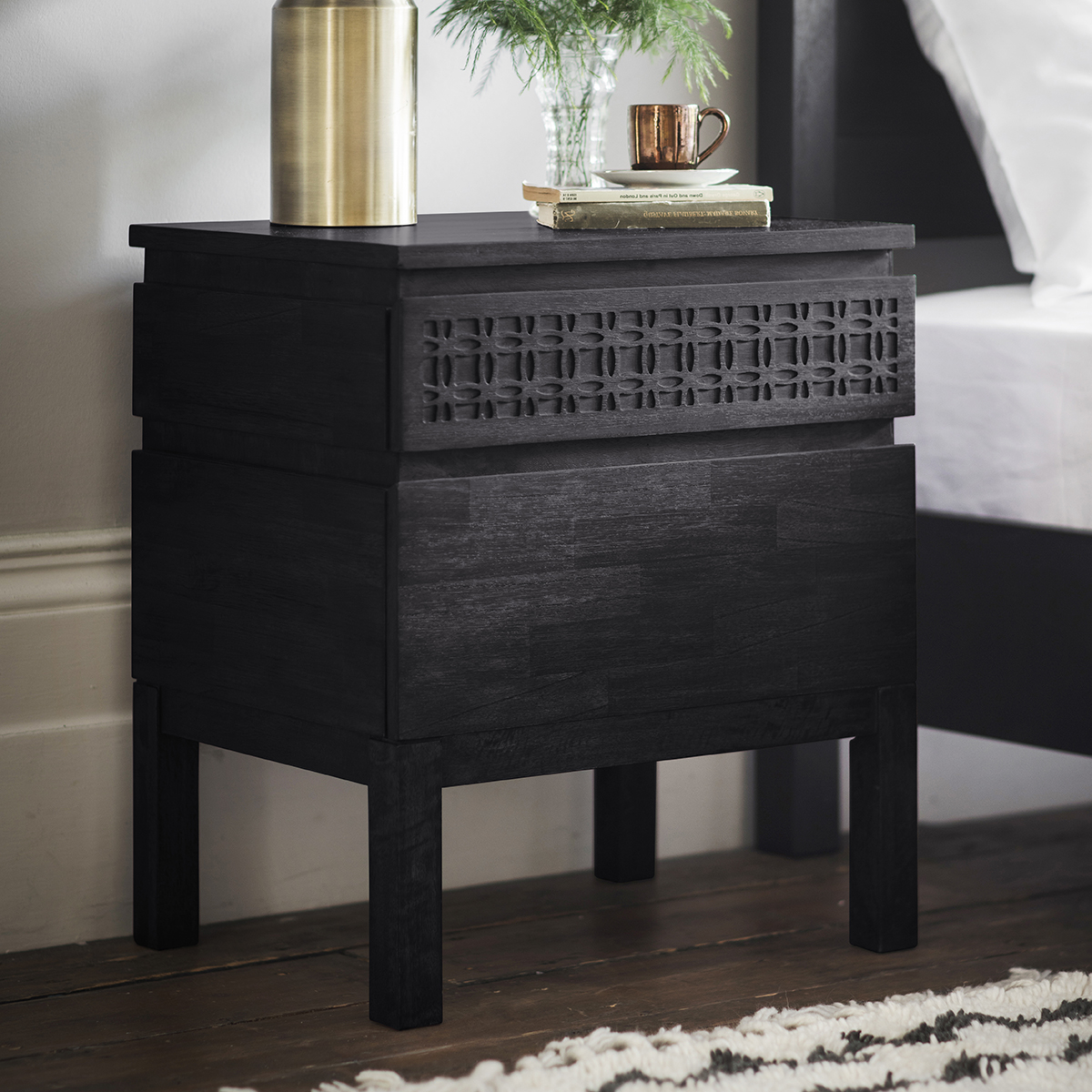 Gallery Direct Boho Boutique Bedside 2 Drawer Chest