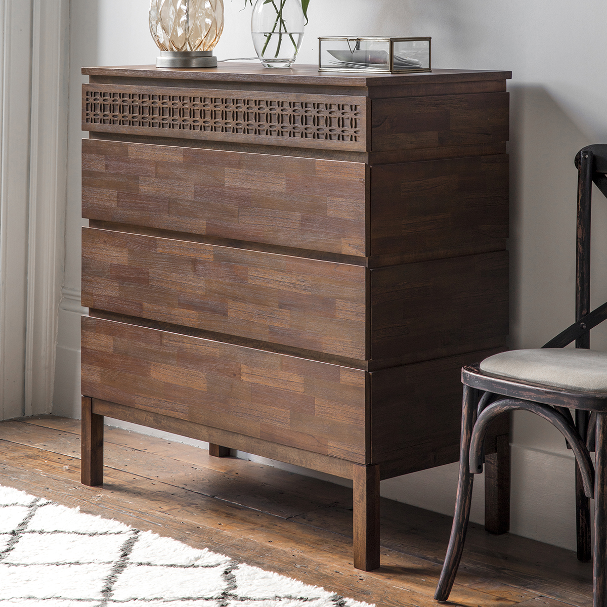 Gallery Direct Boho Retreat 4 Drawer Chest