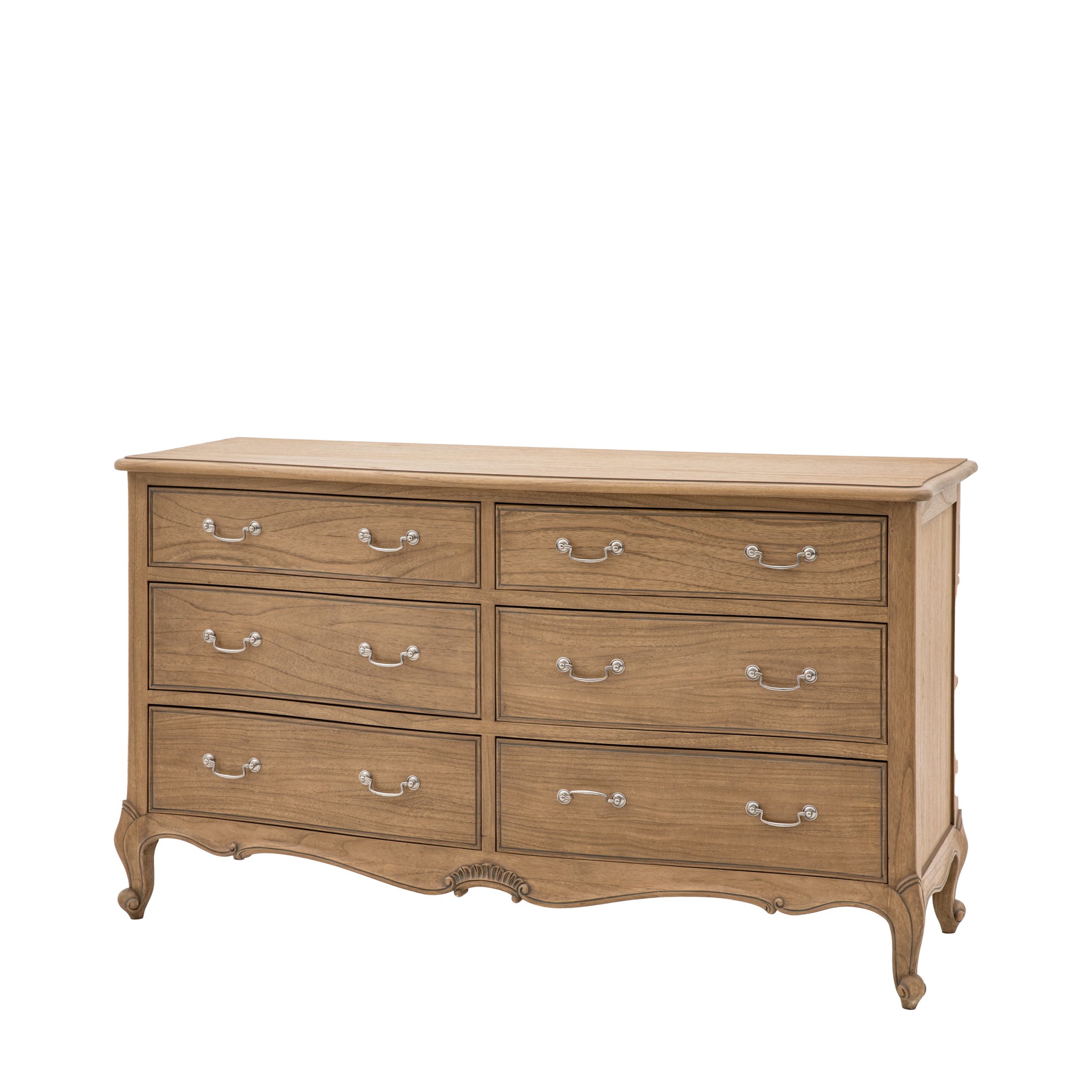 Gallery Direct Chic 6 Drawer Chest Weathered