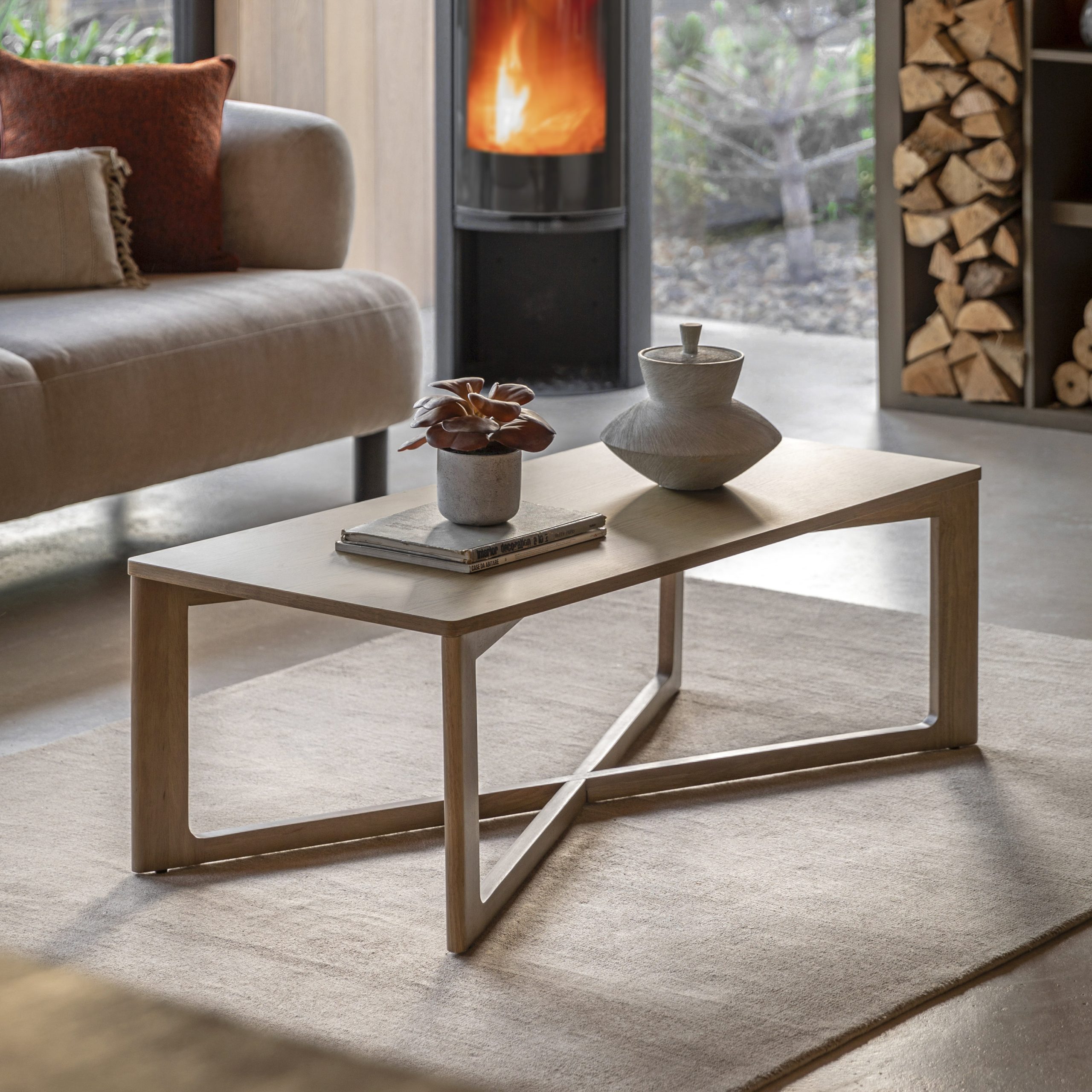 Gallery Direct Panelled Coffee Table