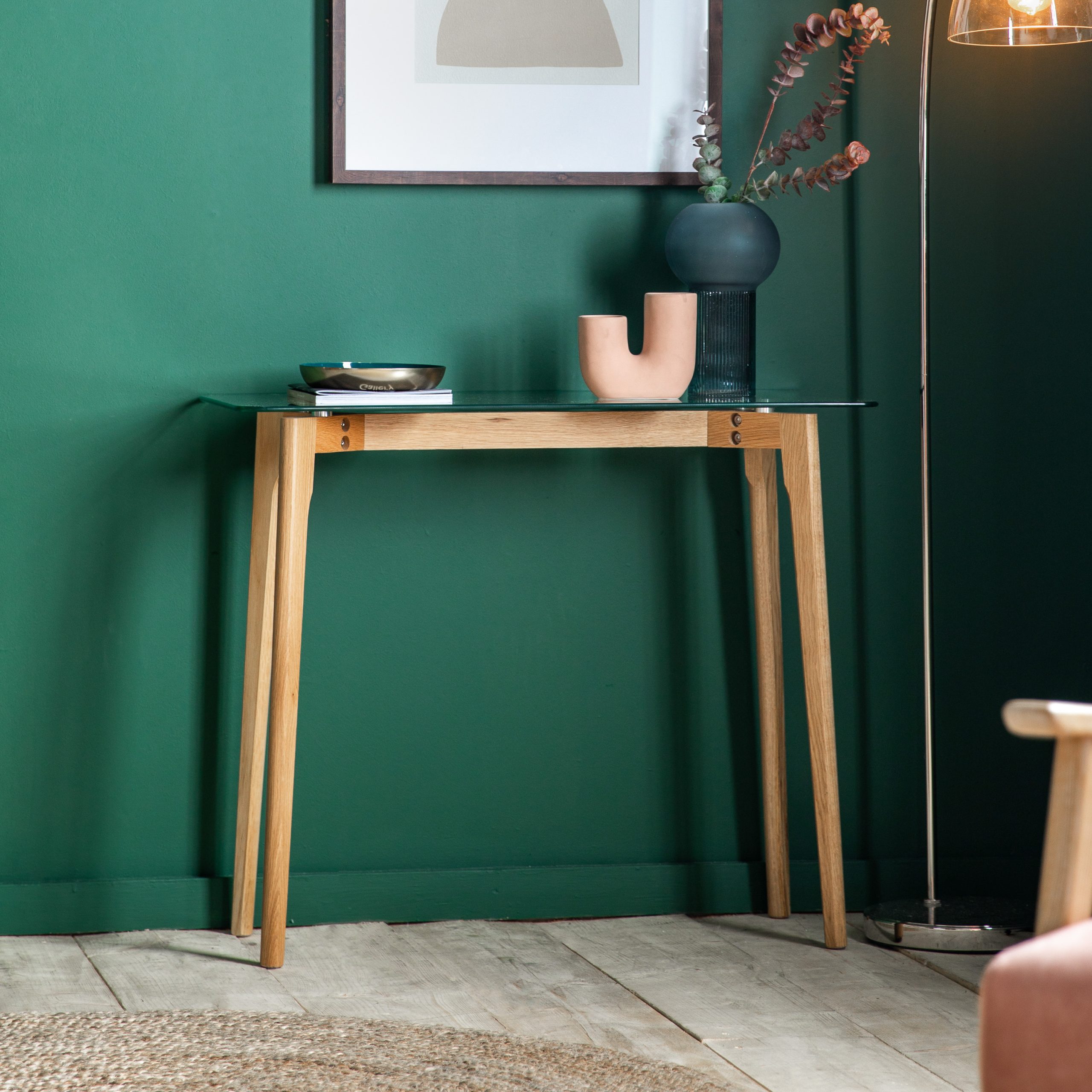 Gallery Direct Blair Console Table Oak